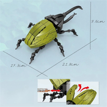 Statuetta Educativa Titano delle Foreste - Scarabeo Gigante