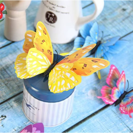Lot de Magnifiqques Stickers Papillon “Nuée Féerique Multicolore”