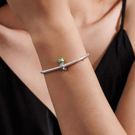 Bracciale Rana con Ciondoli Verdi | Gioielli Idea Regalo
