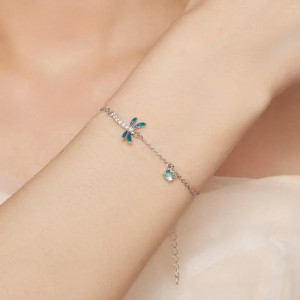 Bracciale Libellula Intrecciato | Gioiello Unisex Regolabile