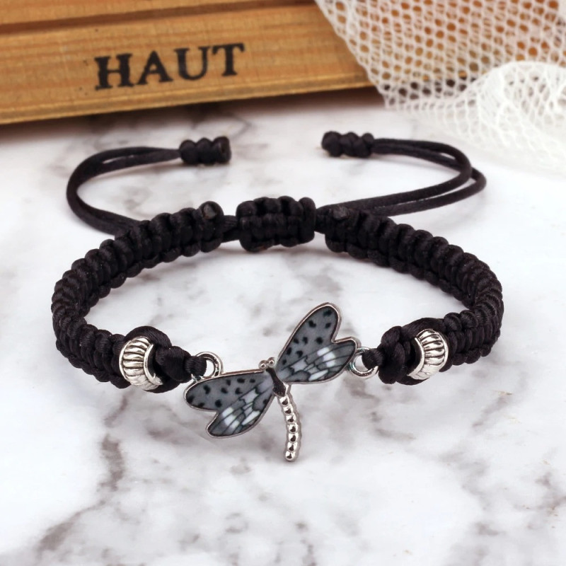 Bracciale Libellula Argentato | Idea Regalo Donna | 4 Colori
