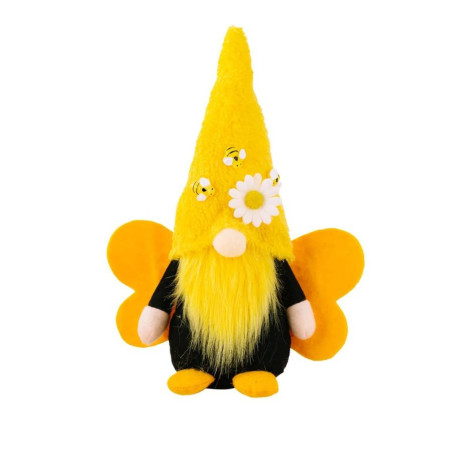 Gnomo Ape "Pois di Miele" | Decorazione Naturale & Calda