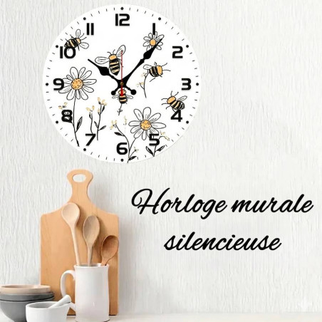 Orologio da Parete Ape "Sogno di Fiori" | Decorazione Naturale