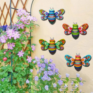 Farfalla Decorativa 3D in Metallo Dipinta a Mano | Idea Regalo