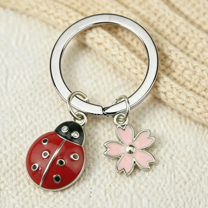 Portachiavi Coccinella Portafortuna – Idea Regalo Originale