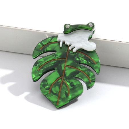 Spilla Rana Tropicale | Gioiello Originale Idea Regalo Donna