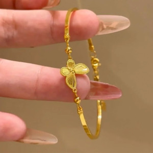 Bracelet Papillon Éclat Doré