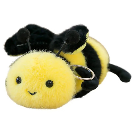 Dettagli Portachiavi Ape in Peluche "Piccola Butinatrice"