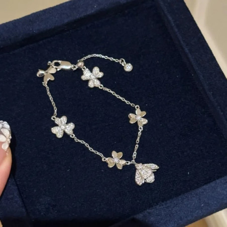 Bracciale Ape "Il Giardino Scintillante" Colore Argento