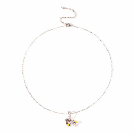 Collana Ape Perla di Miele Colore Argento