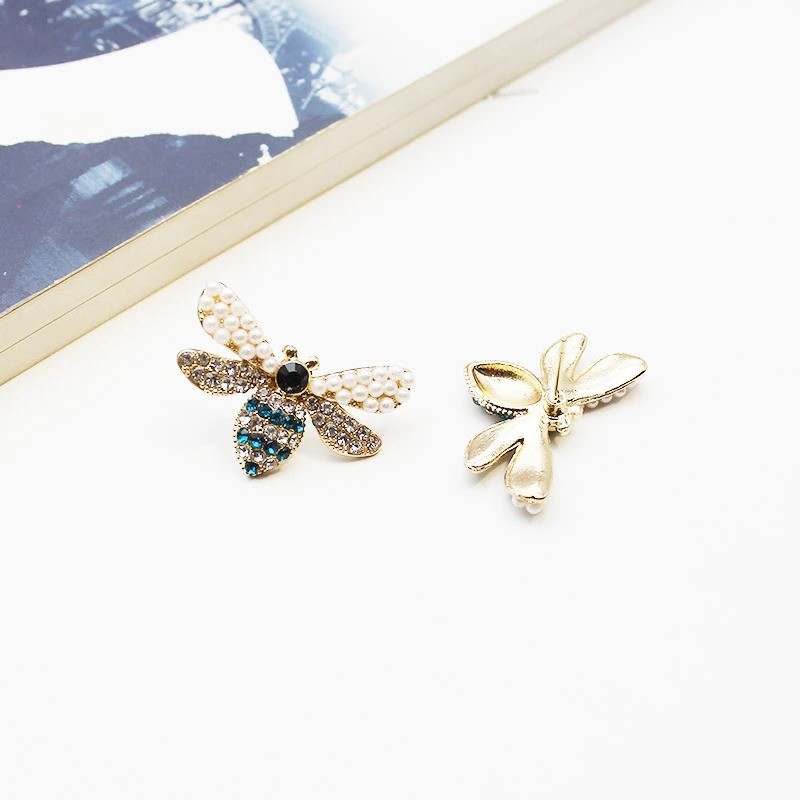 Orecchini Ape Donna con Zirconi e Strass | Gioielli 1001ABEILLES