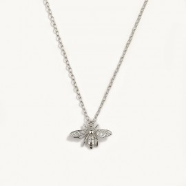 Pendentif abeille en argent Sterling 925 pour femme couleur argent