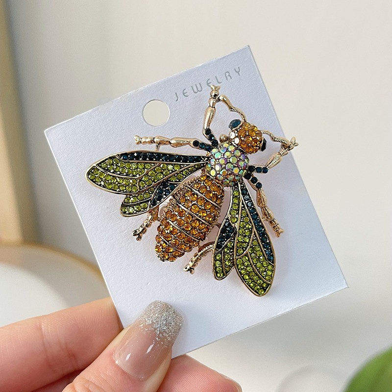 Spilla Ape con Strass Multicolore | Idea Regalo Donna Unica