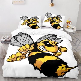 Copripiumino Ape vs Calabrone | Set Letto Bambini Divertente