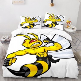 Housse de couette Abeille  qui pique imprimée en 3D