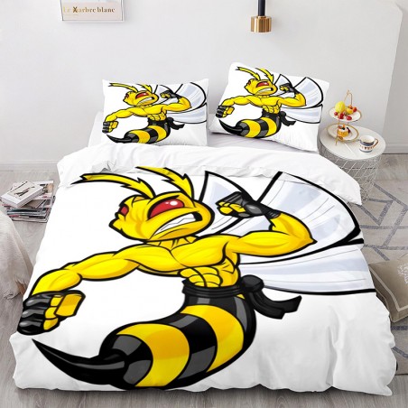 Housse de couette Abeille  qui pique imprimée en 3D