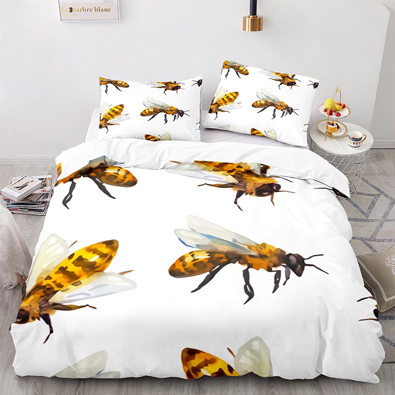 Ensemble de Literie Couette Abeille Grandes Abeilles Réalistes