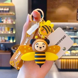 Porte-clés petite abeille toute mignone - 2 Modèles au choix !