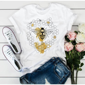 T-shirt Ape Donna con Nido d'Ape e Regina | Idea Regalo