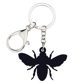 Porte-clés Abeille réaliste vue arrière