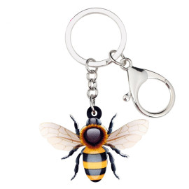 Portachiavi Ape Realistica in Volo | Idea Regalo Originale
