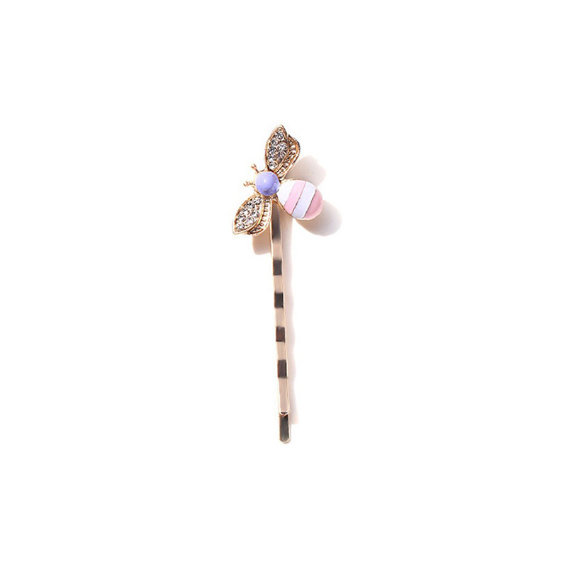 Mollettina Ape Rosa e Viola per Capelli | Idea Regalo Bambina