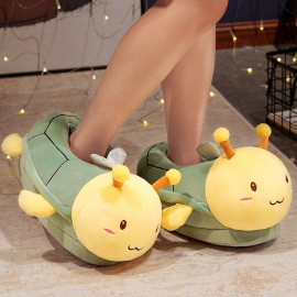 Pantofole Peluche a Forma di Ape | Idea Regalo Originale