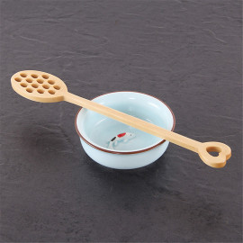 Cucchiaio forato in legno a nido d'ape - 3 modelli originali