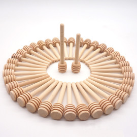 Bâtonnets à miel en bois  lot de 50 pièces 2 tailles au choix