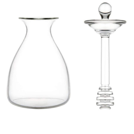 Dosatore Miele Trasparente con Mestolo Integrato - Idea Regalo