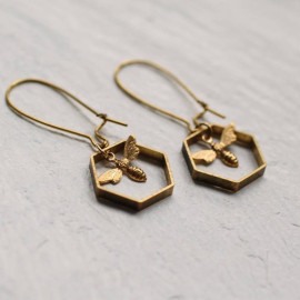 Orecchini Ape Pendenti Originali - Idea Regalo Donna Unica