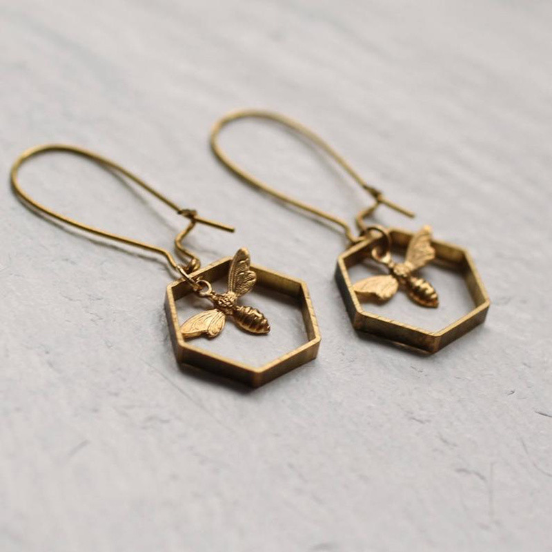 Orecchini Ape Pendenti Originali - Idea Regalo Donna Unica