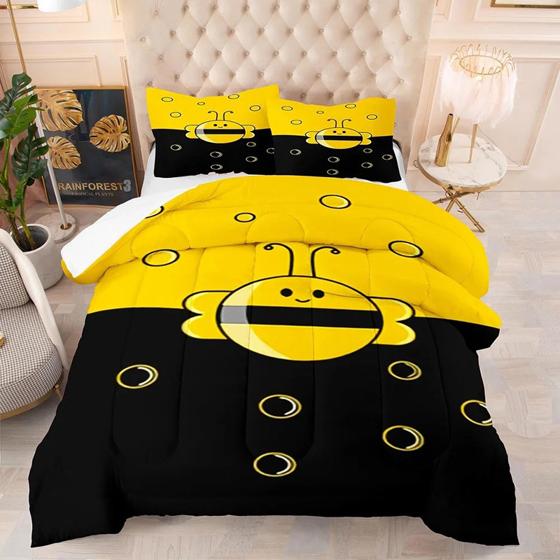 Parure Letto Divertente con Api Gialle e Nere | Idea Regalo