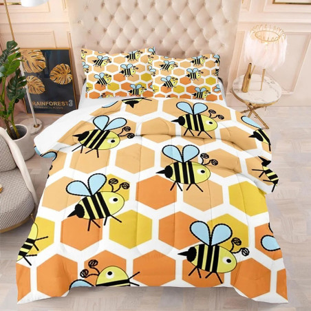 Set Copripiumino Api e Alveari | Idea Regalo Originale