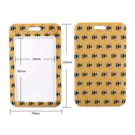 détails Porte-badge abeille hyper stylé