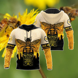 Hoodie coupe motard pot de miel