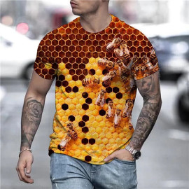 T-shirt essaim 3D bicolore