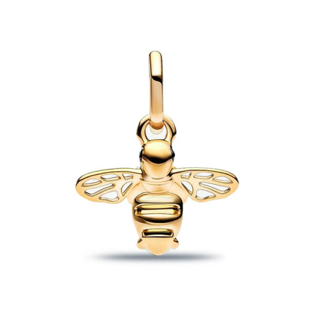détails arrière Breloque abeille en or 14 carats