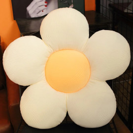 Coussins fleurs à panacher - couleur beige