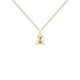 Collier ras du cou en argent Sterling 925 pour femme 6 couleurs de pierre - couleur blanc