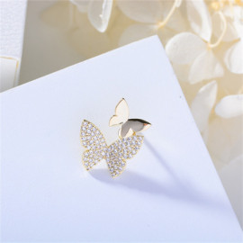 Magnifique Broche Double Papillons