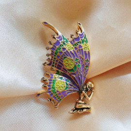 Broche Fée aux Ailes de Papillon Modele2