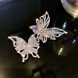 Spilla Doppia Farfalla con Strass | Idea Regalo Donna Unica