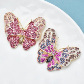 2 Broches Papillon Étincelante