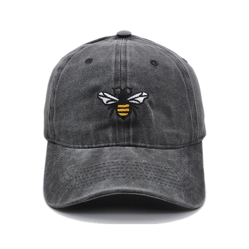 Casquette Abeille Denim Couleur Gris