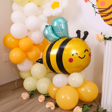Vue Détails Kit Décoration Festive Thème Abeille - Arc-en-Ciel de Ballons et Abeilles