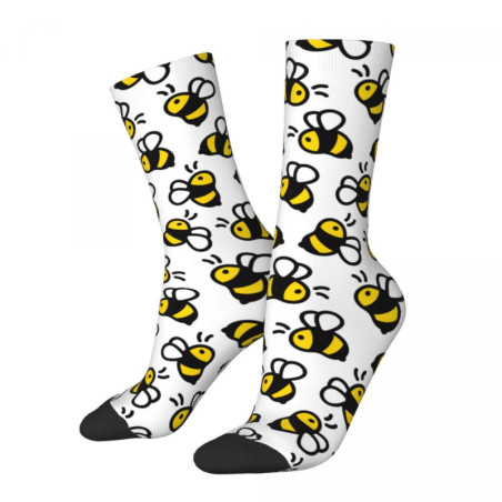 Chaussettes Abeilles Volantes - Design d'Abeille Amusant