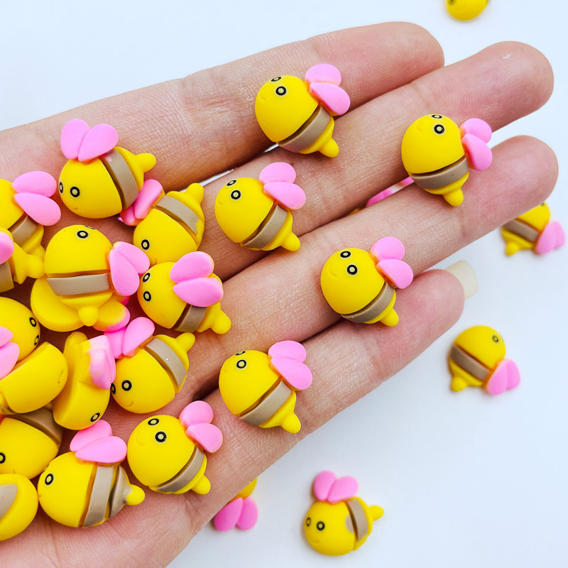 Décoration Abeille Adorable Petites Abeille en Résine - Lot de 20 pièces