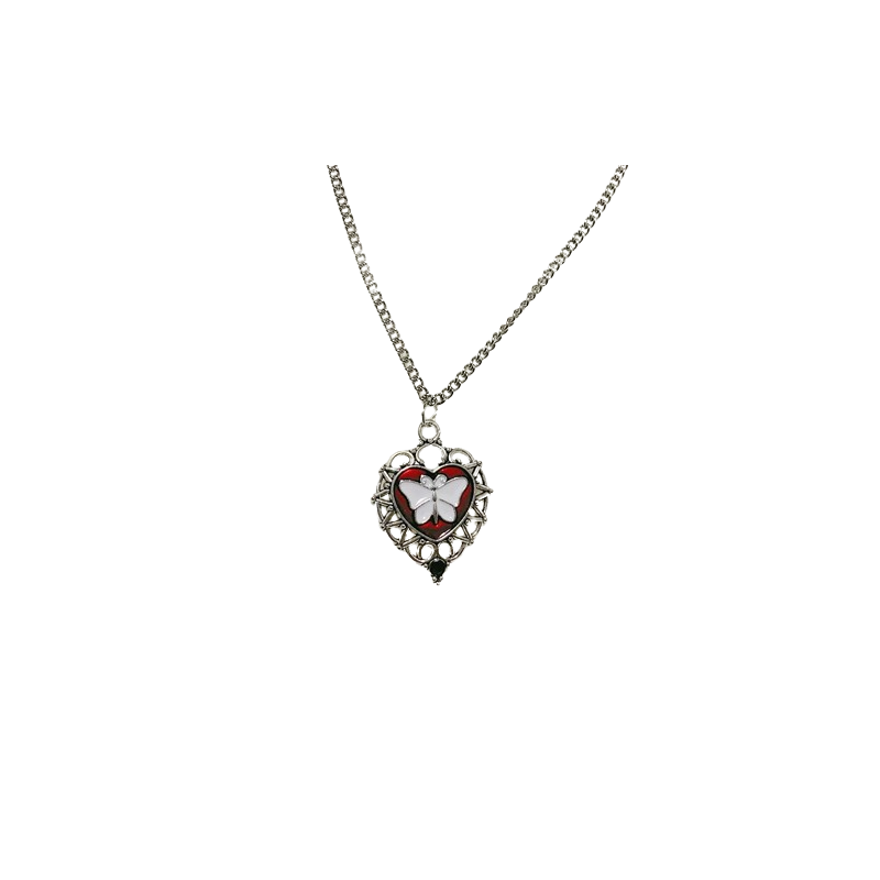 Collier papillon style gothique