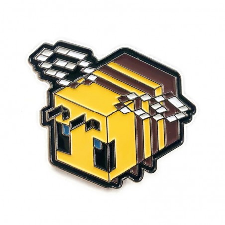 Spilla Ape Pixel Minecraft in Smalto Morbido | Idea Regalo Geek